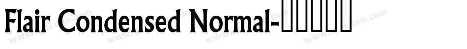 Flair Condensed Normal字体转换